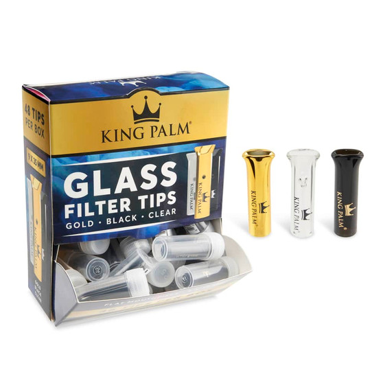 King Palm Glass Tip--Assorted