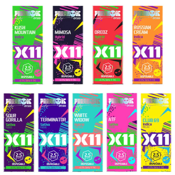 PARANOIC X11 2.5 Gram Disposable
