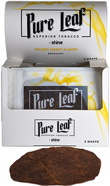 Pure Leaf Wraps Golden Honey 3ct