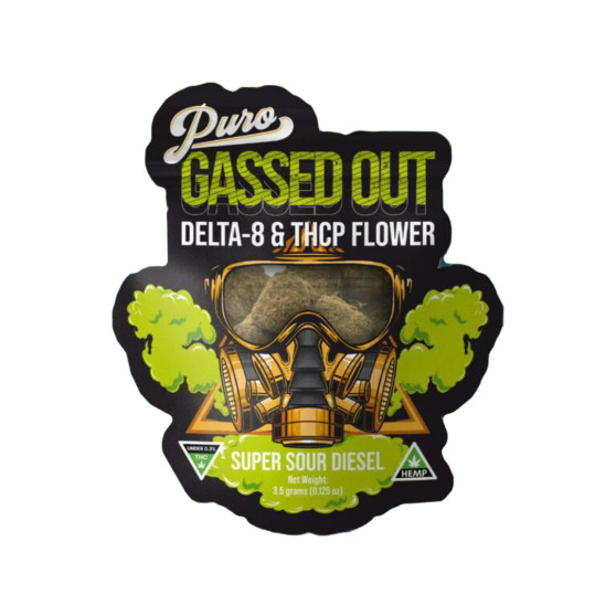 Puro Gassed Out D-8 + T-P Flower 3.5Gram
