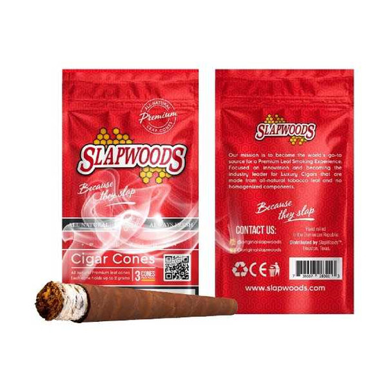 Slapwoods Cigar Cones Russian Cream 3ct