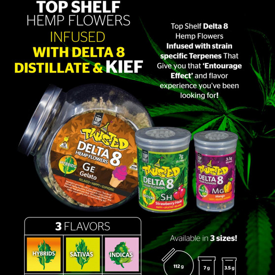 Twisted D-8 Flower 7GM