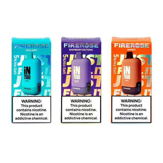 FIREROSE - IN 7500 Puffs