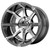 12" BANSHEE Gunmetal / Machined Golf Cart Wheels