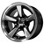 12" BULLITT Machined / Black Golf Cart Wheels