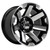 12" ATLAS Machined / Black Golf Cart Wheels