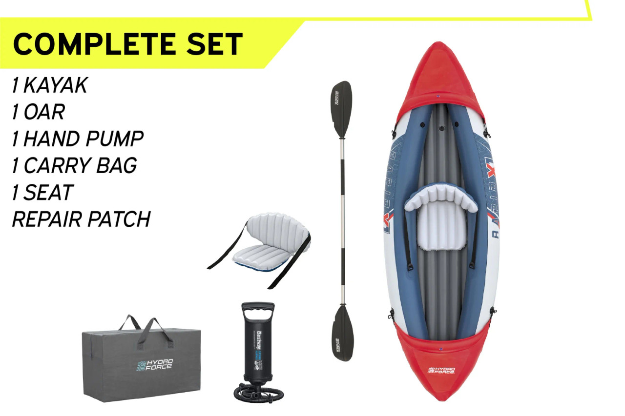 Hydro-Force 1 Person Inflatable Kayak – Rapid