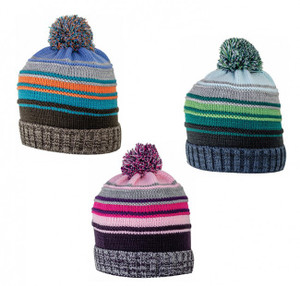 Kids Knit Striped Hat