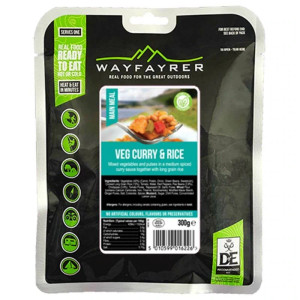 WAYFAYRER VEGETABLE CURRY AND RICE 300g WAYFAYRER VEGETABLE CURRY AND RICE 300g