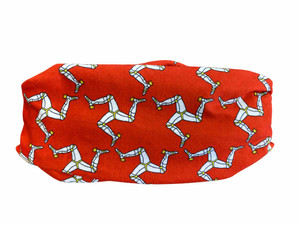 Red Isle of Man Thermoweave Polar neck warmer with double-brushed thermal lining for winter cycling, walking and outdoor activities