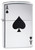 Zippo Lucky Ace Simple Spade Windproof Lighter front view