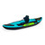 Comfortable adjustable seating system inside the Jobe Croft 340 inflatable kayak.