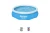 Bestway Fast Set inflatable swimming pool installed in a family garden and ready for summer use.