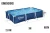Detailed view of the dimensions for the swimming pool