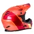 Rear view of the Kali Zoka Stripe Flare MTB helmet highlighting rear ventilation and shell design.