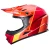Side profile of the Kali Zoka Stripe Flare mountain bike helmet with adjustable visor and ventilation system.
