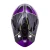 Detailed view of the visor and graphic finish on the Kali Zoka Stripe Crawler full face helmet.