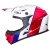 Side profile of the Kali Zoka Stripe Firecracker helmet with lightweight ABS shell construction.