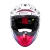 Front protection system and vent layout on the Kali Zoka Stripe Firecracker full face MTB helmet.