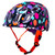 Kali Chakra Child Lighted Helmet in Confetti Teal colourway featuring lightweight protection and rear visibility lighting.