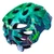Rear view of the Kali Chakra Child Lighted Helmet showing the integrated lighted dial-fit adjustment system.