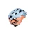 Rear view of the Kali Chakra Youth Helmet Drift Seaglass Orange showing extended rear protection.
