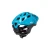 Rear view of the Kali Chakra Youth Helmet Drift Teal Black featuring dial-fit adjustment and extended coverage.