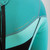 Stylish Vintage Teal Jobe Sofia wetsuit back pannels and stitching