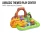 Bestway Volcano Springs inflatable paddling pool and play centre providing hours of safe outdoor fun for children aged 2 and over.