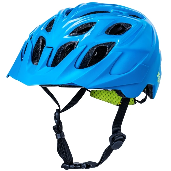 Kali Chakra Youth Helmet in Blue colourway featuring lightweight Composite Fusion protection and youth-specific fit.