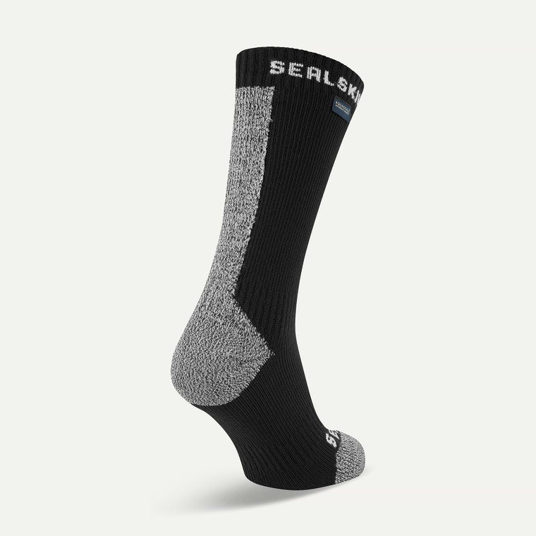 SealSkinz Briston waterproof mid length socks with Hydrostop in black