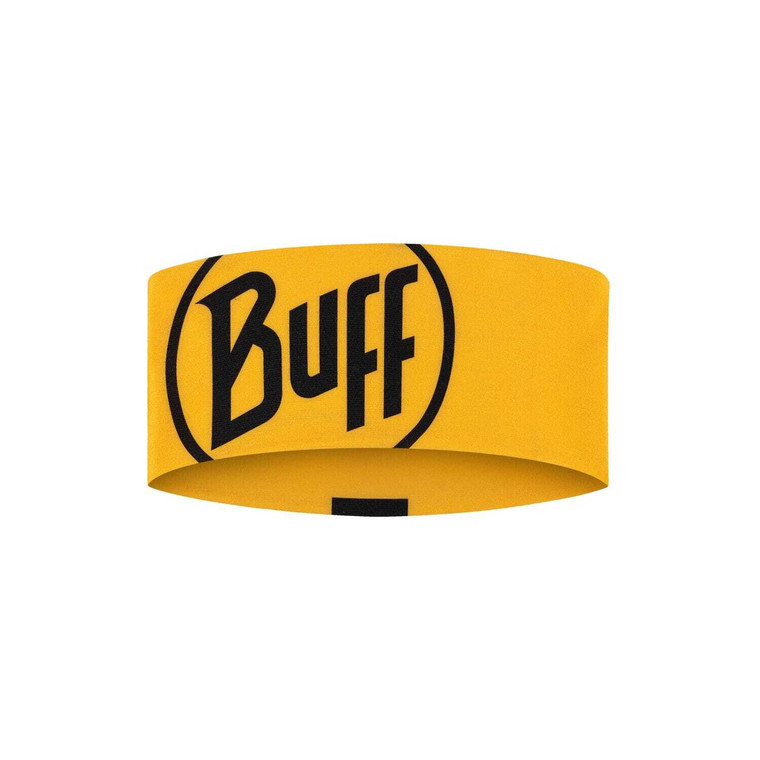 BUFF CoolNet UV Wide Headband ProTeam Logo Yellow in Yellow