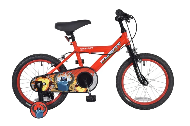 Viking Cybot 16 Inch Kids Bike - Red