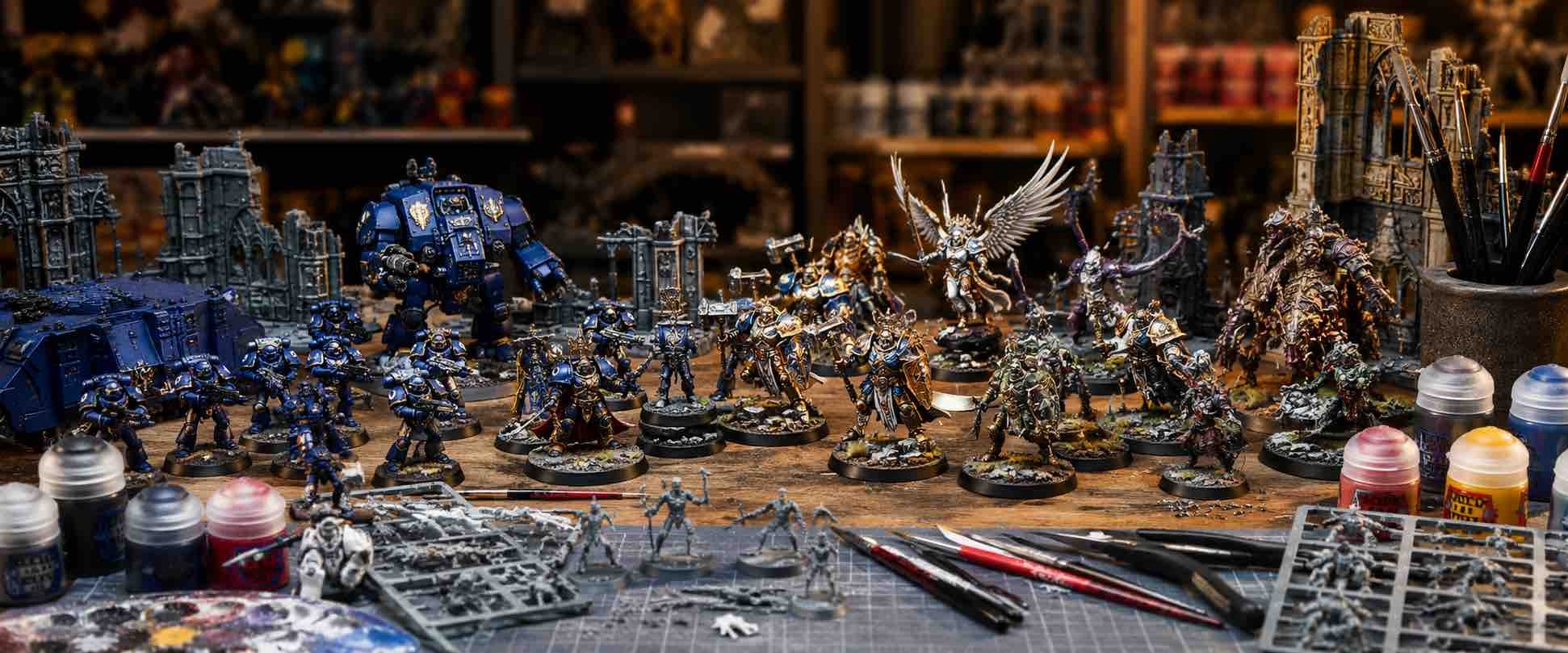 Warhammer 40,000 and Age of Sigmar starter sets available at Outdoors Ramsey Isle of Man