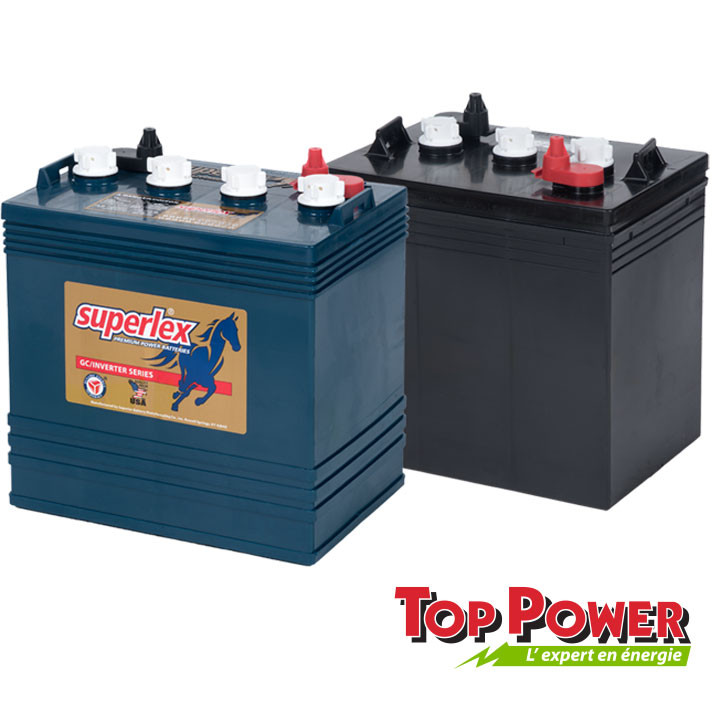 SuperLex Golf Cart Battery 220AH 6VDC Top Power Store