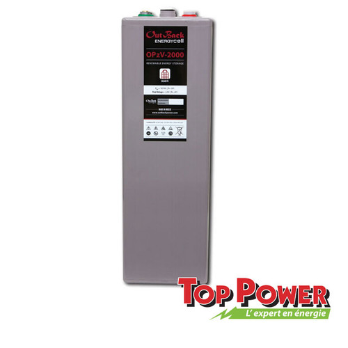 Outback 2 V Battery OPzV 2000 - 2Vdc @ 1,632Ah Outback 2 V Battery OPzV 2000 - 2Vdc @ 1,632Ah