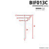 BIF013C - Bifold Channel Shower Seal Diagram