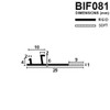 BIF081 - Bifold Channel Shower Seal Diagram