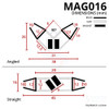 MAG016 - Magnetic Shower Door Seal Diagram