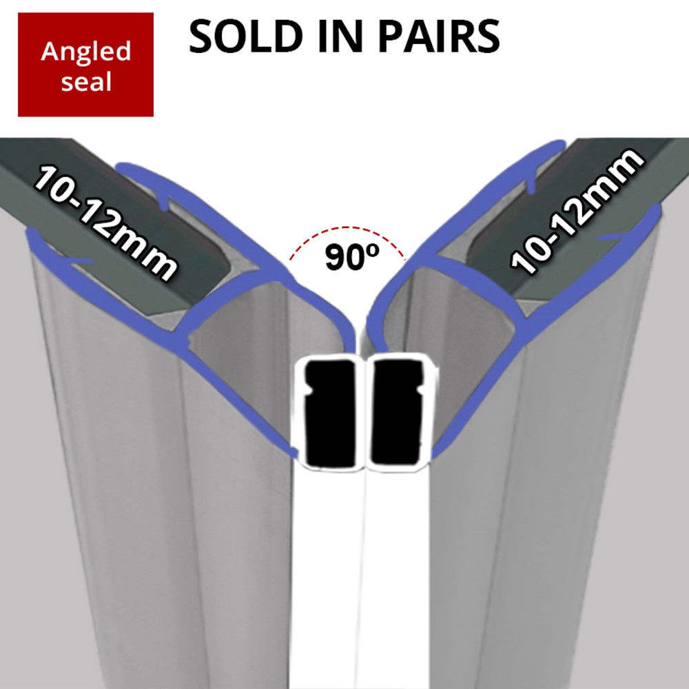Shower Seal UK MAG016 Shower Screen Seal Fits 1012mm
