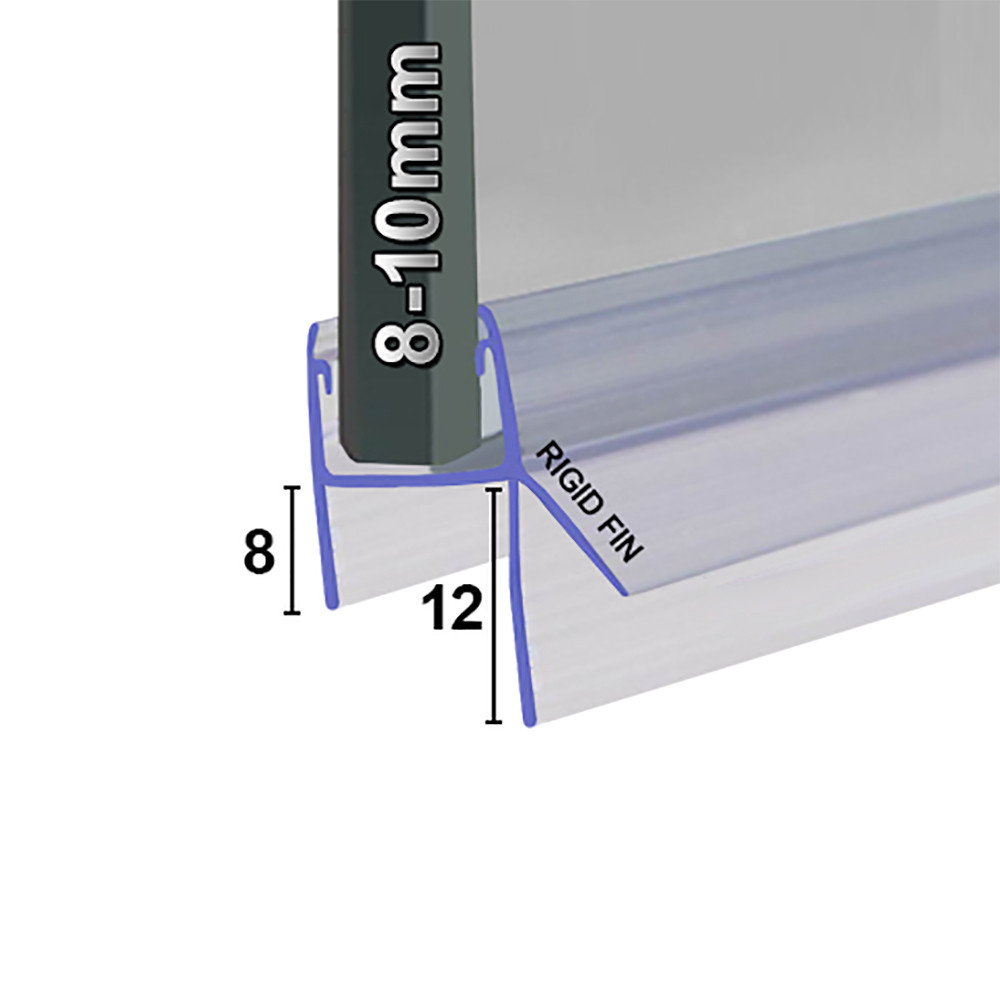 Shower Seal UK SEAL050 Shower Screen Seal Fits 810mm Glass