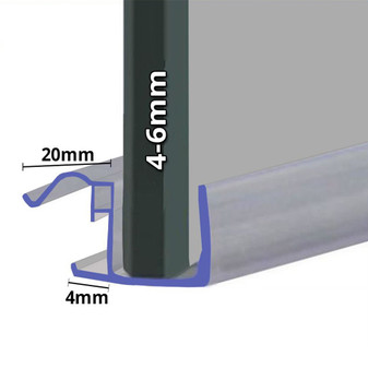 SEAL304 - Vertical Shower Door Seal