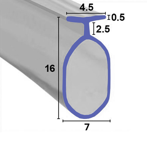 BIF038 - Bifold Channel Shower Seal