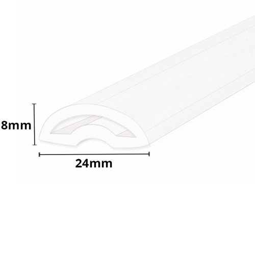Shower Seal UK SEAL119W Shower Threshold Seal White Lengths of