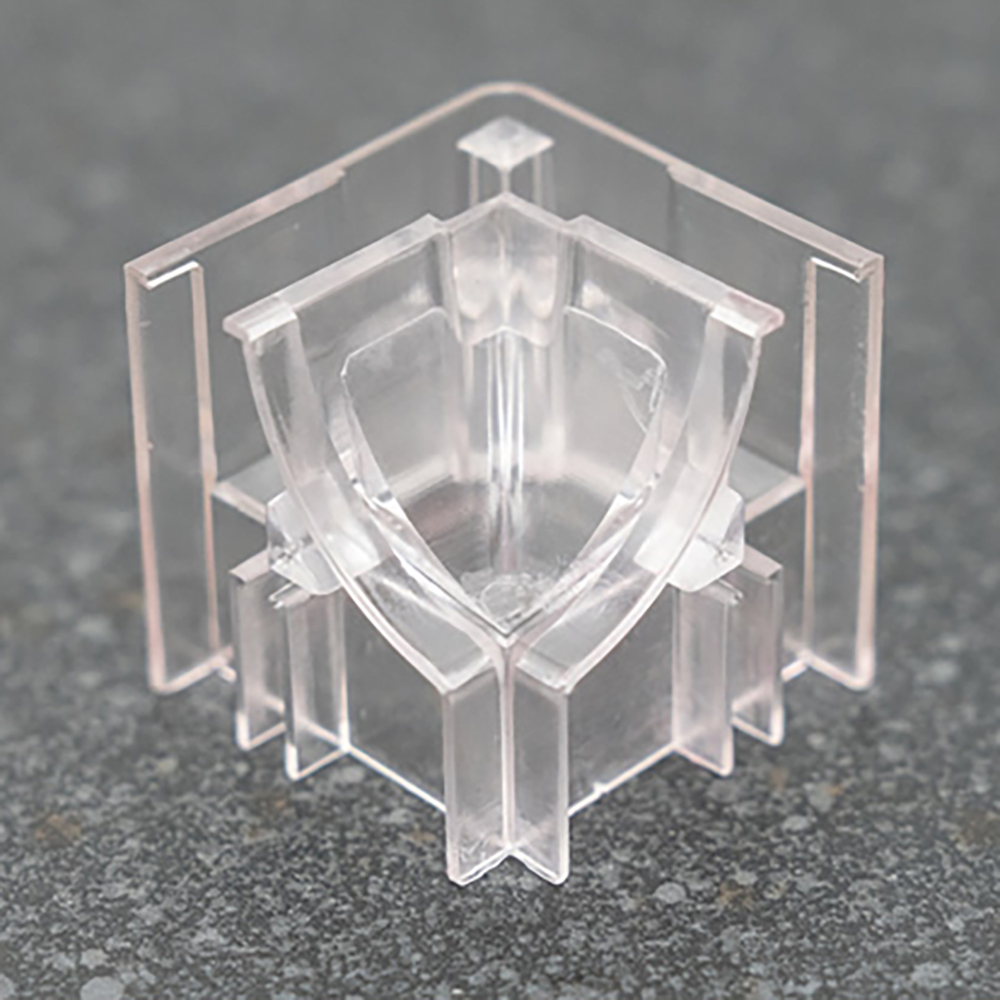 ShowerSealUK CG001 Shower Seal Corner Piece Fits Glass Thickness