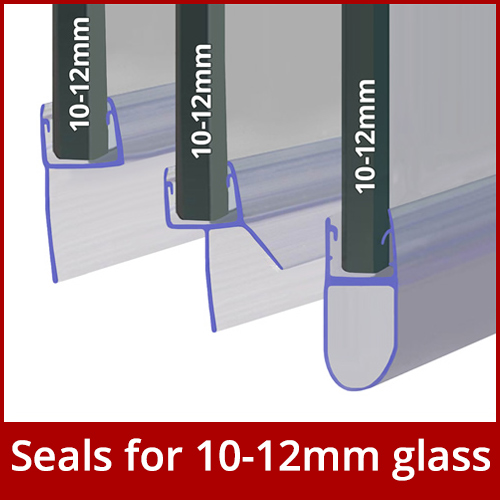 Seals for 10-12mm glass