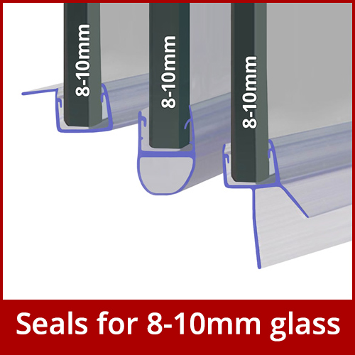 Seals for 8-10mm glass