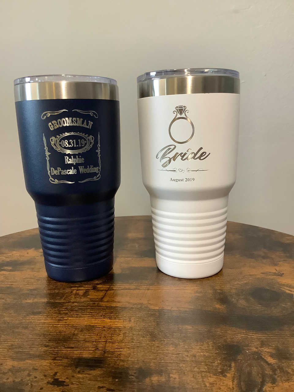 30 Oz. LASERED TUMBLER - Save the Moment