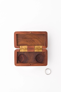 Wooden Wedding Ring Box