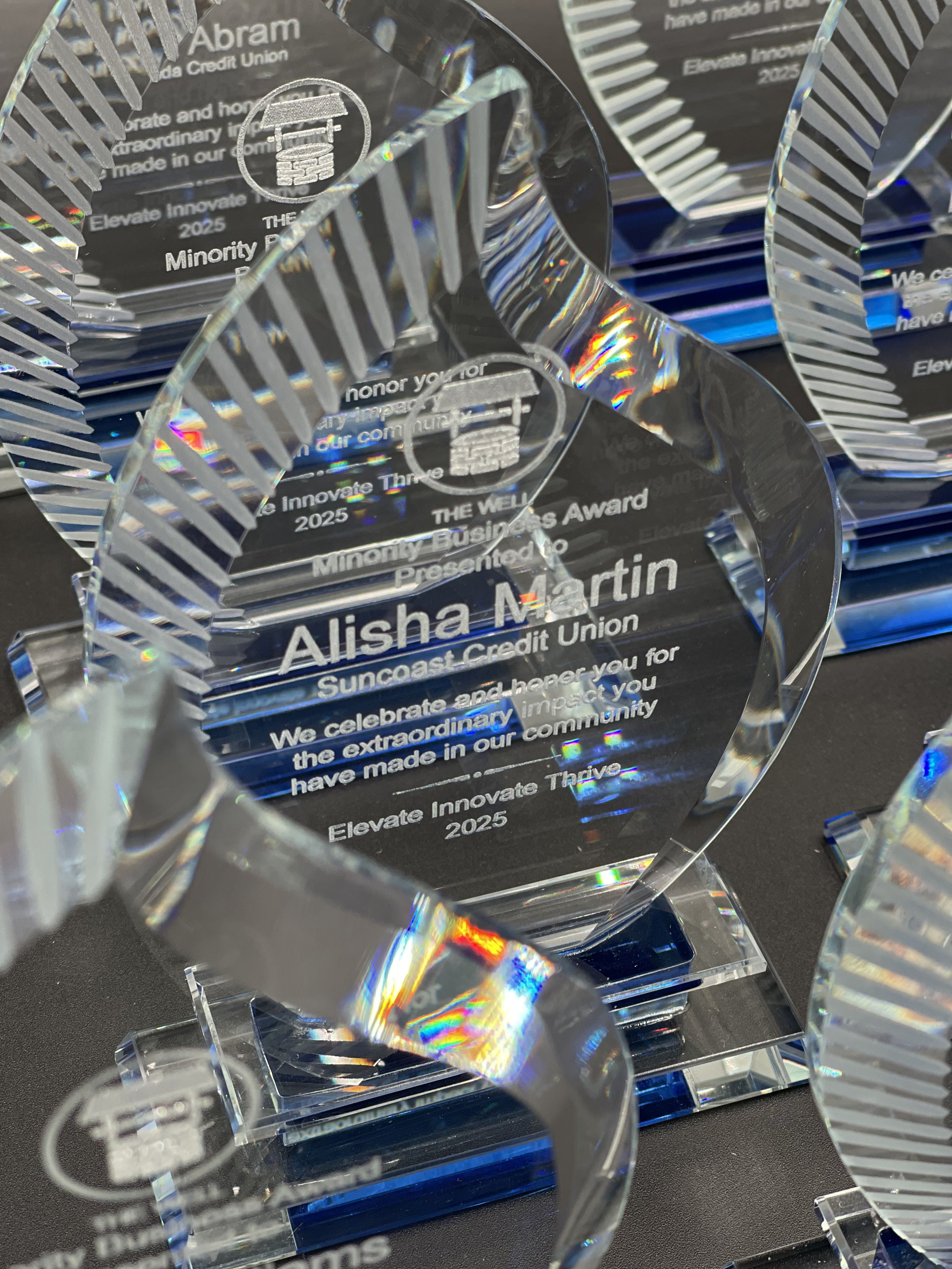 Save the Moment | Custom Corporate Laser Engraved Glass Award